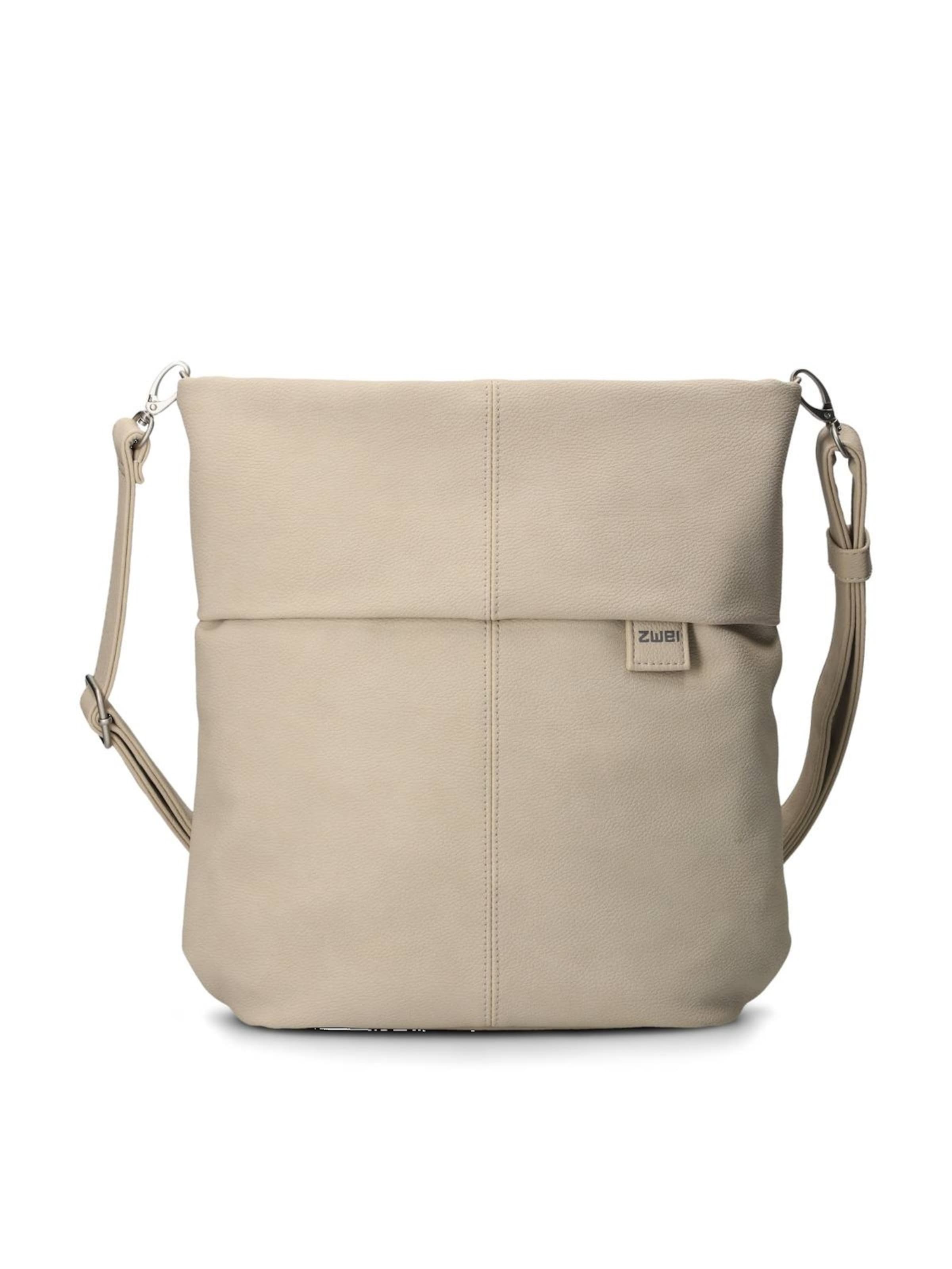 Borsa a spalla 'MADEMOISELLE.M M12' di ZWEI in bianco