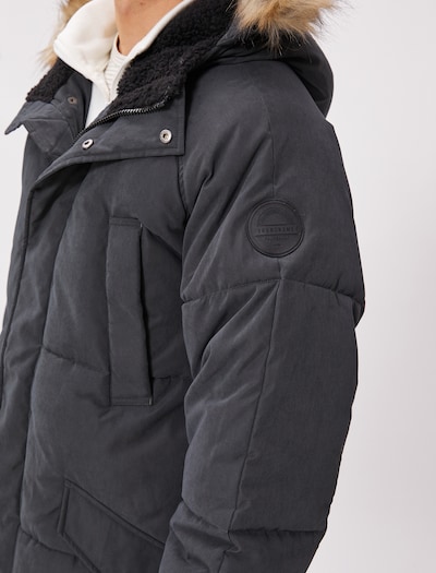 Koton Between-Seasons Coat in Anthracite, Item view