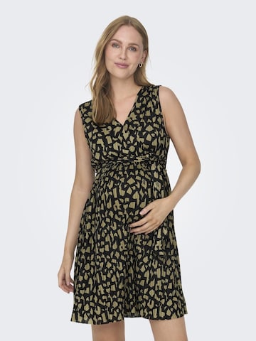 Only Maternity Dress in Green: front