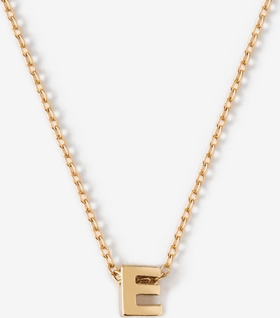 Orelia Halsband 'Initial E' i guld, Produktvy