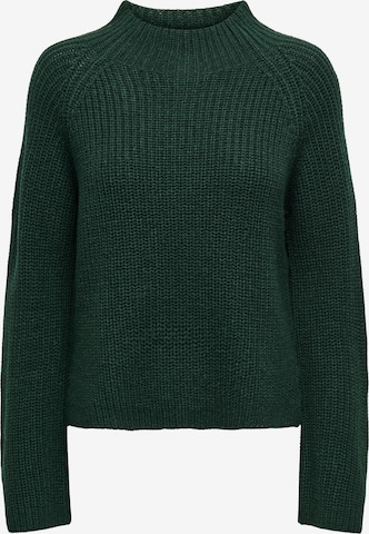 JDY Sweater 'JUSTY TINE' in Green: front