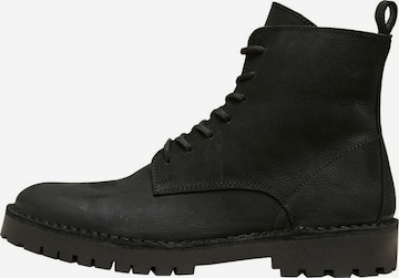 SELECTED HOMME - Botas con cordones 'Ricky' en negro