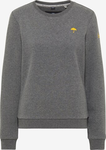 Schmuddelwedda Sweatshirt in Grijs: voorkant