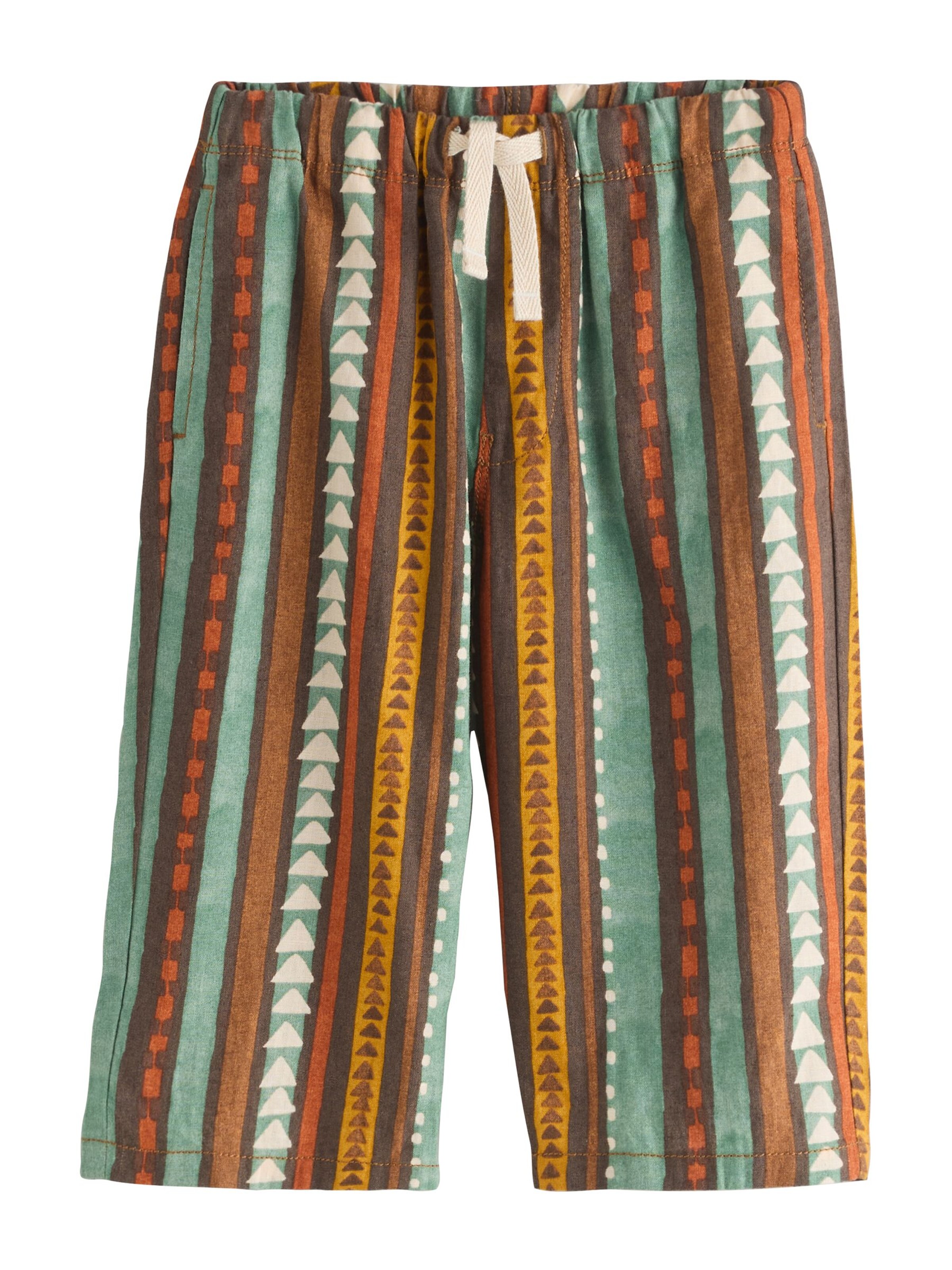 Next Hlače u smeđa / pastelno zelena / narančasta / bijela, Pregled proizvoda