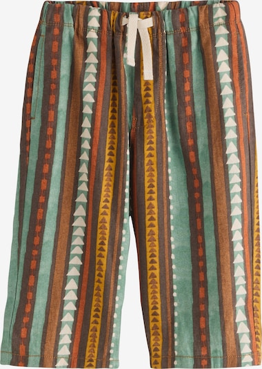 Next Hlače u smeđa / pastelno zelena / narančasta / bijela, Pregled proizvoda