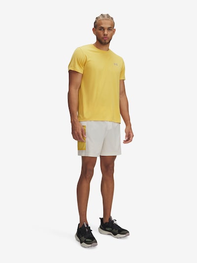 UNDER ARMOUR Sportbroek 'Trail Run 5' in de kleur Geel / Rood / Zwart / Wit, Productweergave