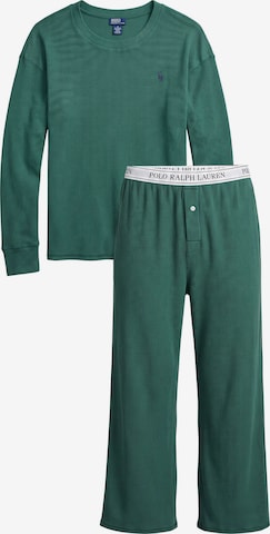 Pyjama ' Club Waffle ' Polo Ralph Lauren en vert : devant