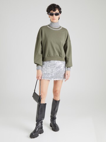 ONLY Sweatshirt 'ONLKiara' in Grün