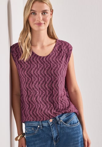 STREET ONE T-Shirt in Pink: Vorderseite