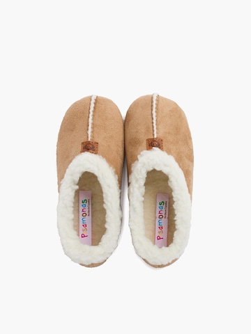 Pisamonas - Zapatillas de casa en marrón