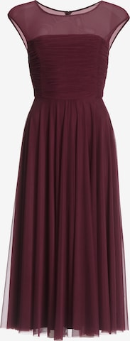 SWINGKoktel haljina - crvena boja: prednji dio