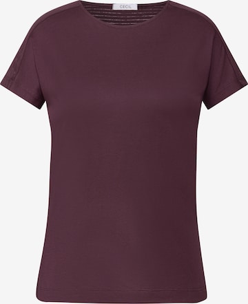 CECIL T-Shirt in Lila: Vorderseite