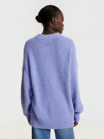 EDITED Oversized Sweater 'Luca' in Purple