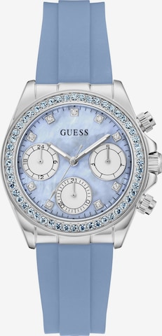 GUESS Analogt ur 'VICTORIA' i blå: forside