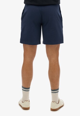 Superdry Regular Broek in Blauw