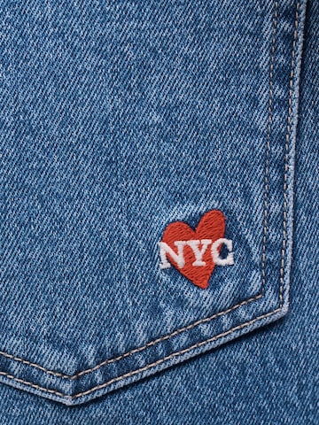 Abercrombie & Fitch Bootcut Farmer '90s' - kék