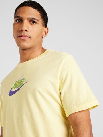 Nike Sportswear Shirt 'SPRING BREAK SUN' in Yellow