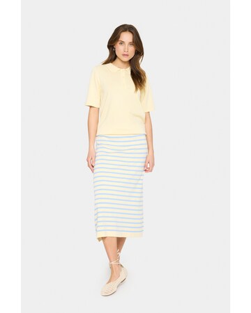 SAINT TROPEZ Sweter 'Mila' w kolorze żółty