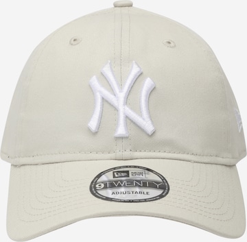 NEW ERA Шапка с козирка '9 Twenty New York Yankees' в бежово