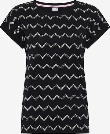 KangaROOS Shirt in Schwarz: Vorderseite