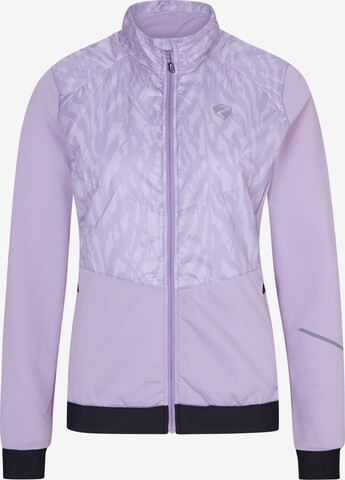 ZIENER Athletic Jacket 'NARINA' in Purple: front