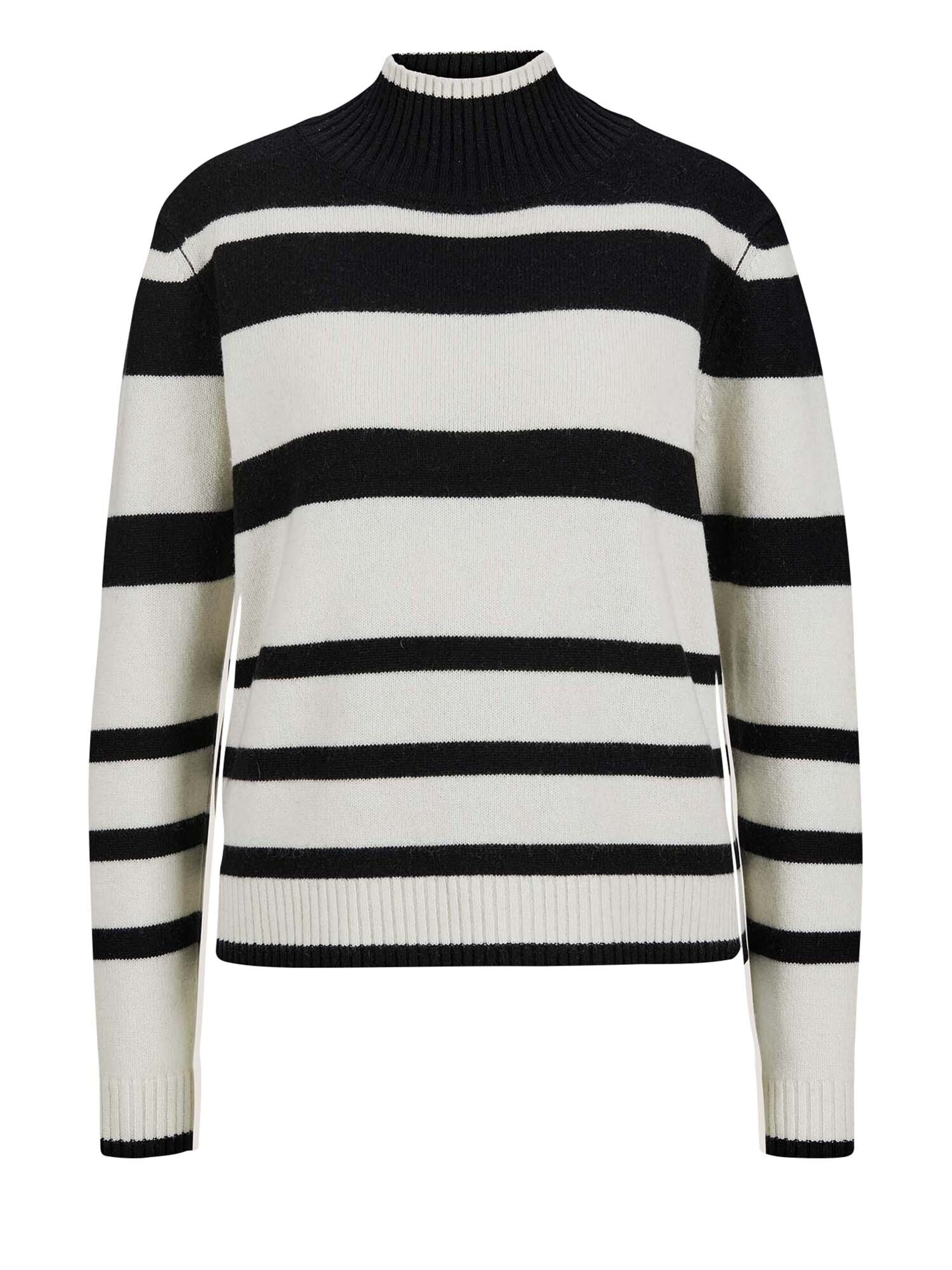 MADELEINE Trui in de kleur Zwart / Wit, Productweergave