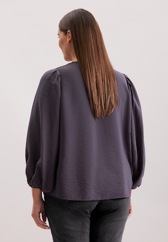 SEIDENSTICKER Blouse ' Schwarze Rose ' in Grey