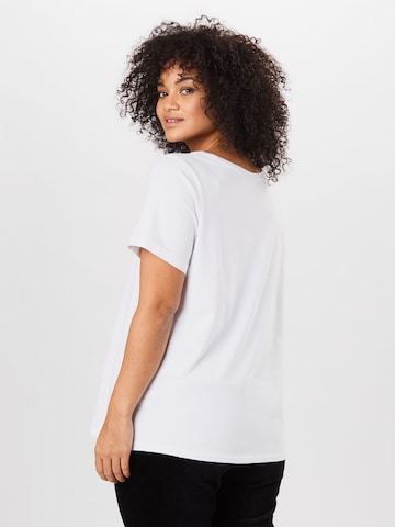 T-shirt Zizzi en blanc