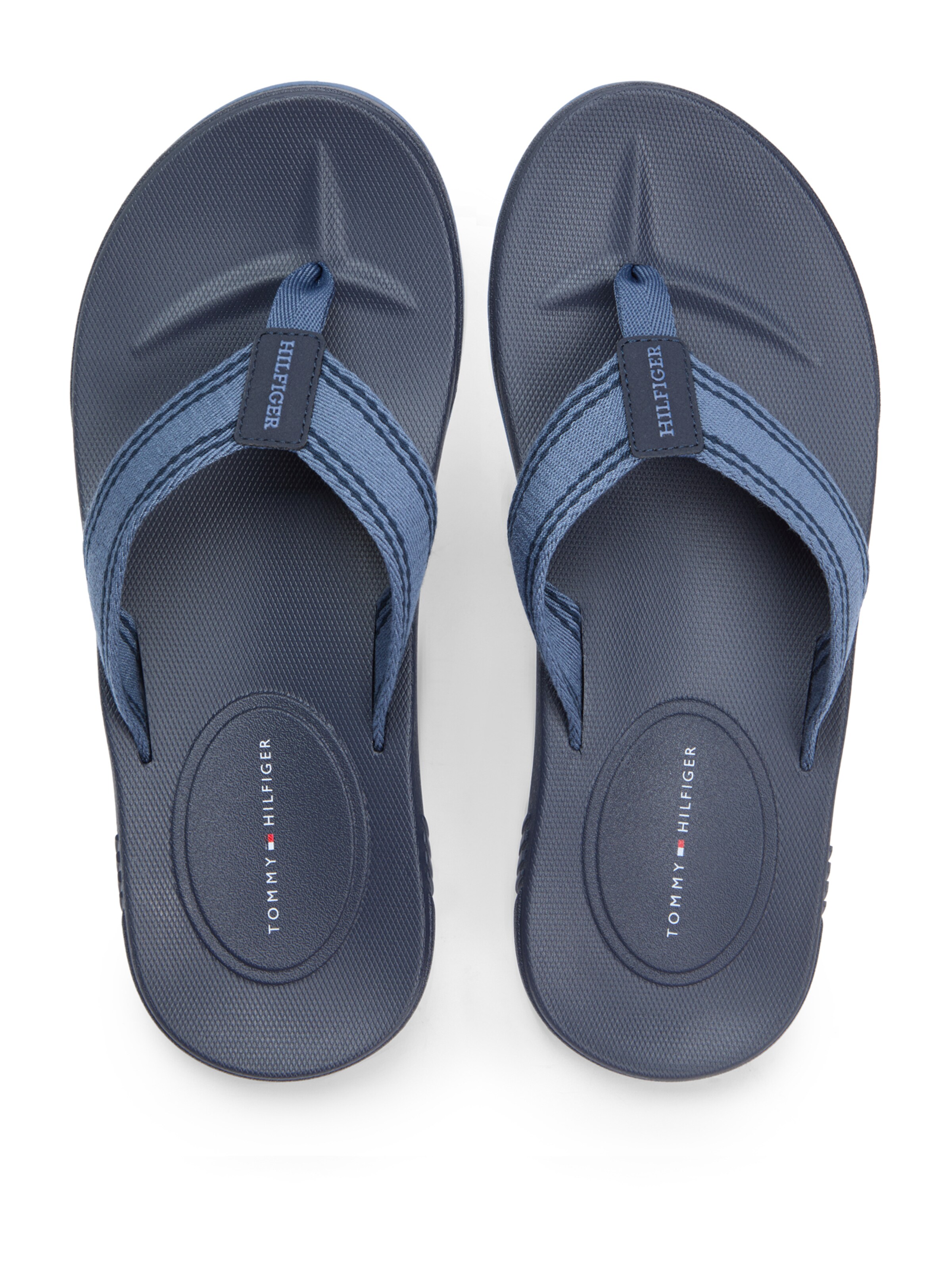 mėlyna TOMMY HILFIGER Šlepetės per pirštą