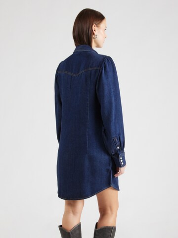 WRANGLERKošulja haljina 'BALLOONSLEEVE SHIRT DRESS' - plava boja