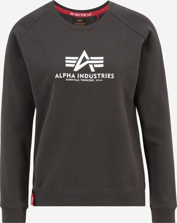 Sweat-shirt ALPHA INDUSTRIES en vert : devant