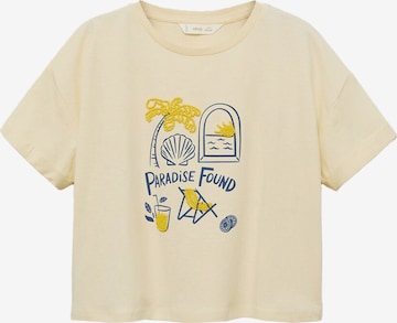 MANGO KIDS Paita 'PARADISE' värissä keltainen: etupuoli