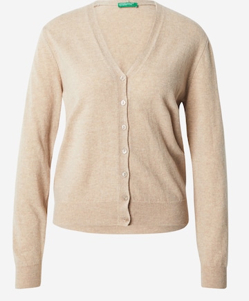 Cardigan UNITED COLORS OF BENETTON en beige : devant