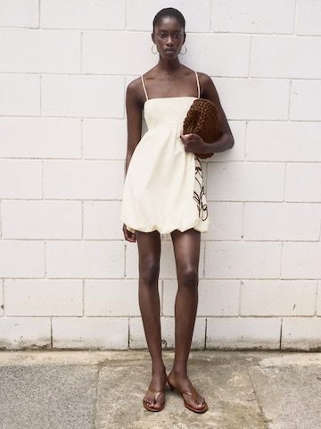 MANGO Kleid 'BARI' in Weiß