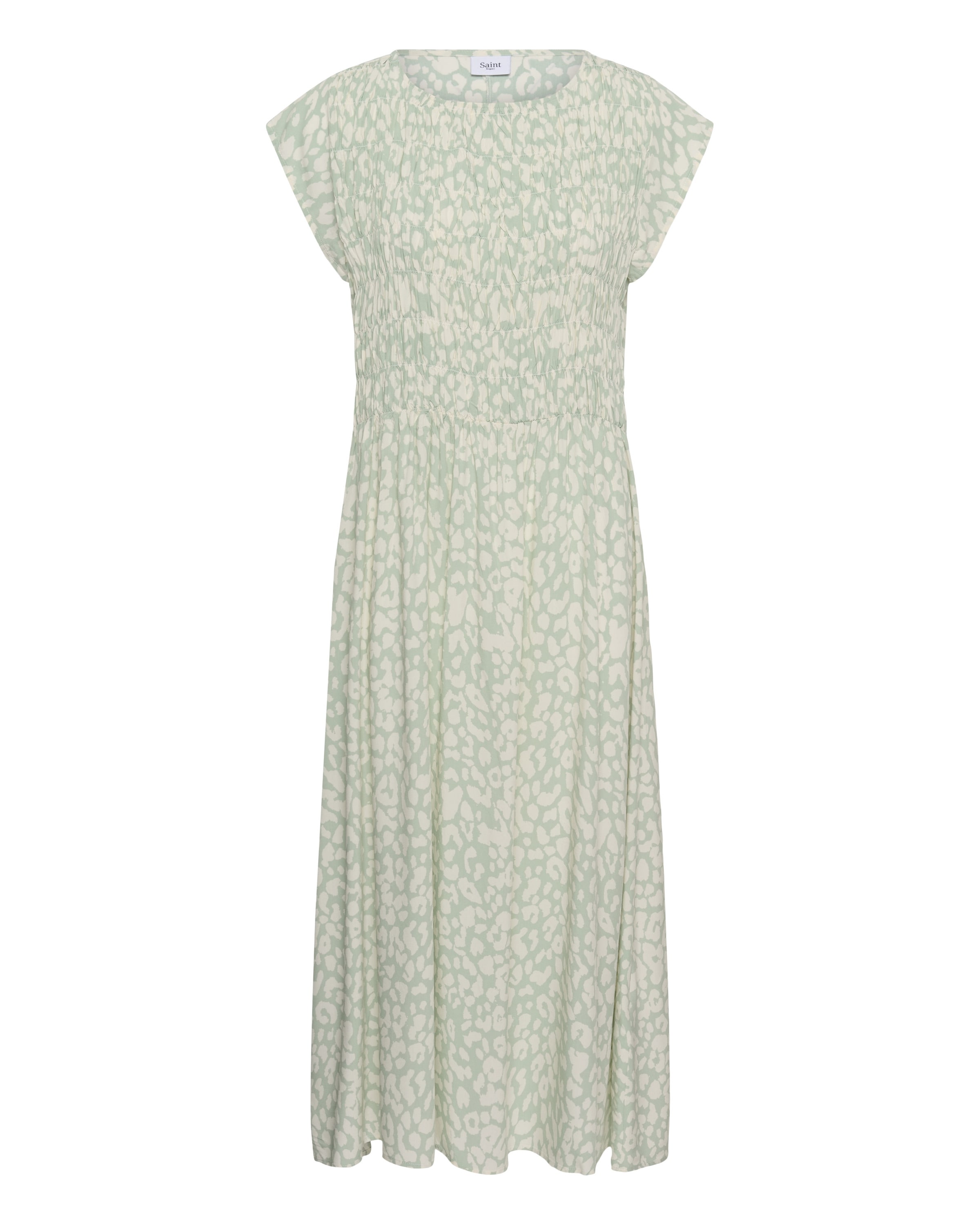 SAINT TROPEZ Kleid 'SZGisla' in Grün: Vorderseite