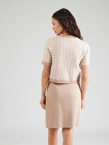 Robes en maille '261-RMORESA' Morgan en beige