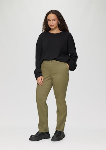 Coupe slim Pantalon chino QS en vert