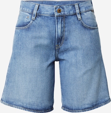 G-Star RAW Wide Leg Shorts 'Judee' in Blau: predná strana