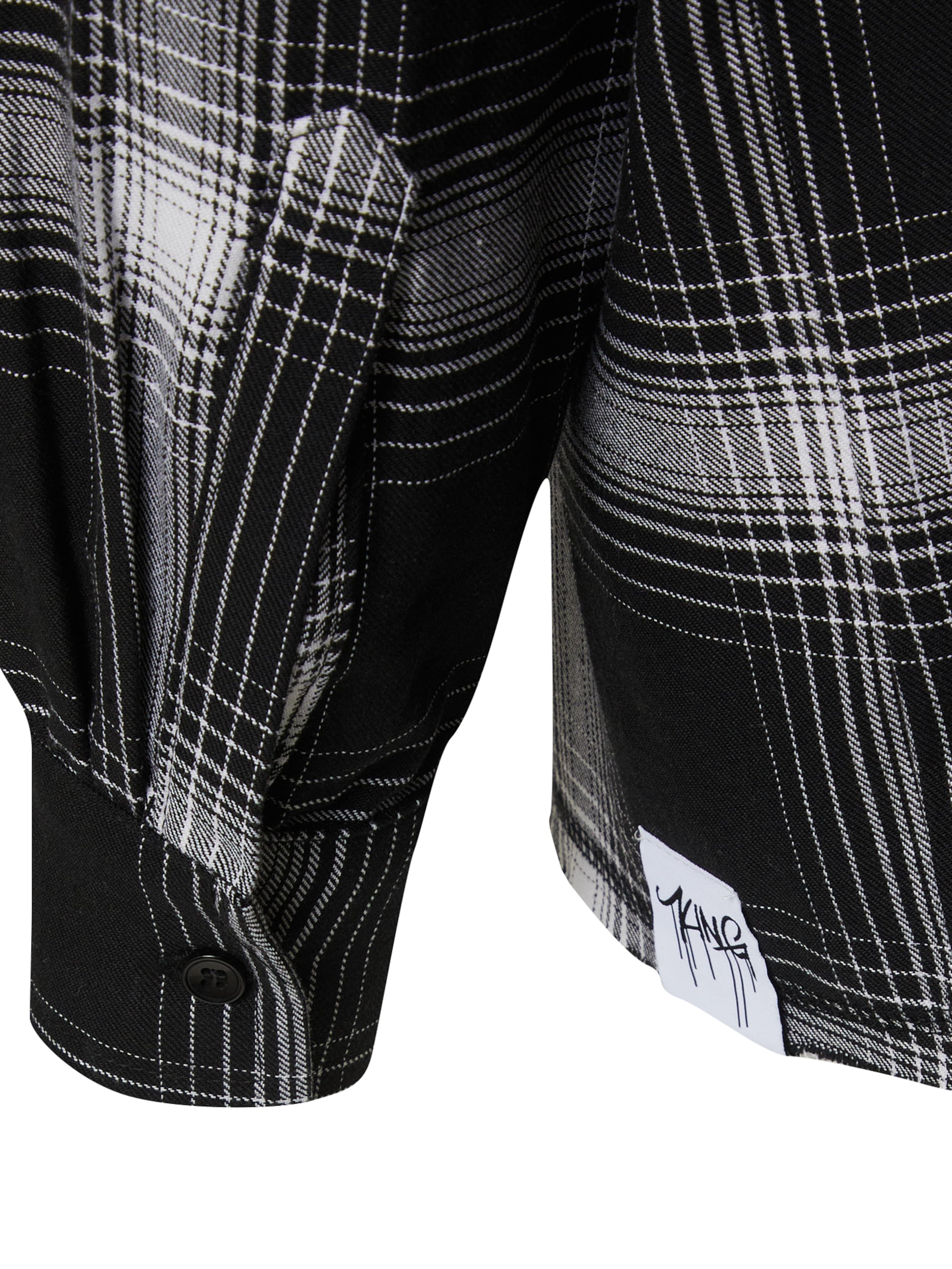 ABOUT YOU x Kingsley Coman Regular fit Πουκάμισο 'Nils' σε μαύρο