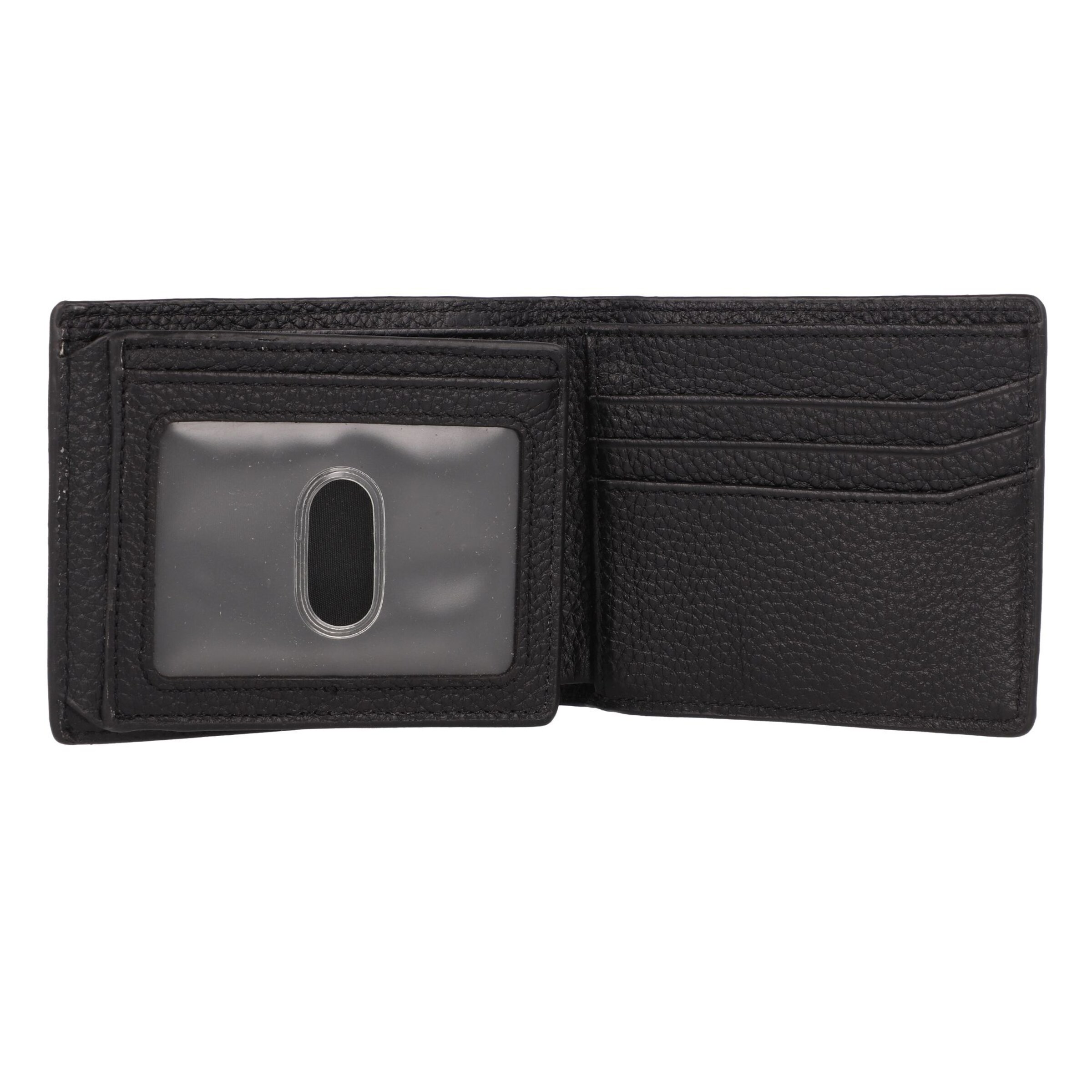 FOSSIL Portemonnaie 'Huntington ' in Schwarz