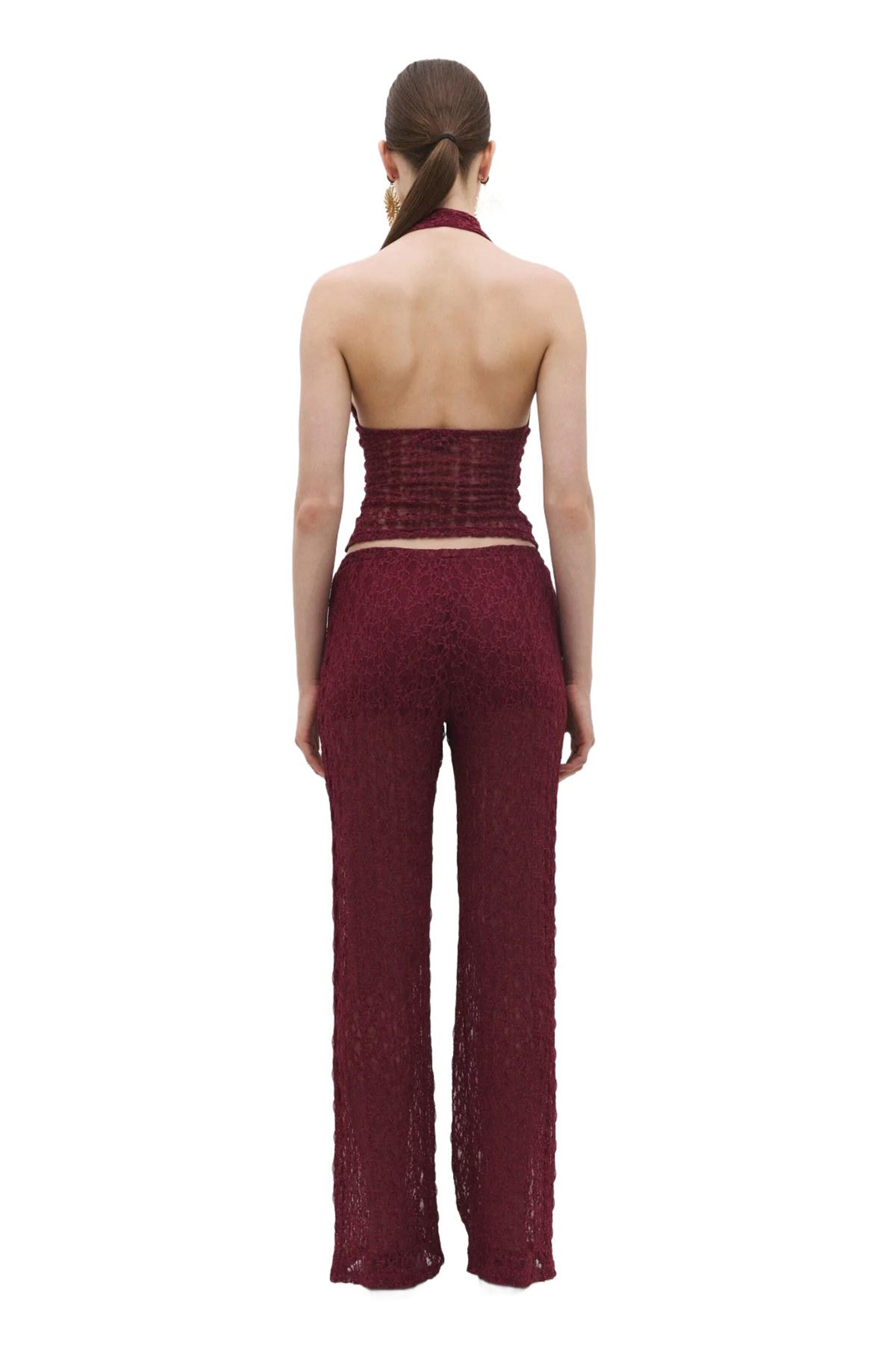 No Matter What Regular Trousers in Red