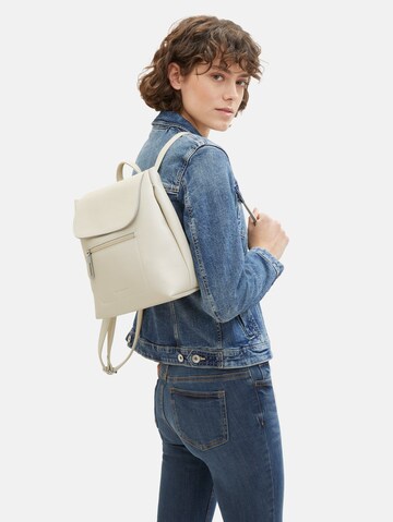 TOM TAILOR Rucksack 'Elis' in Weiß