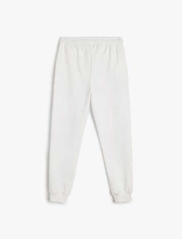 Koton Tapered Trousers in White