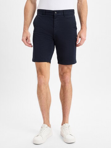BOSS Slim fit Chino trousers in Blue: front