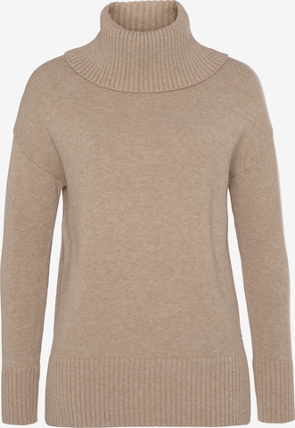 TAMARIS Sweater in Beige: front