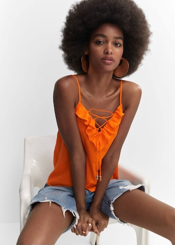 MANGO Topp 'Simo' i orange