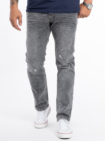 Rock Creek Regular Jeans in Grey: front