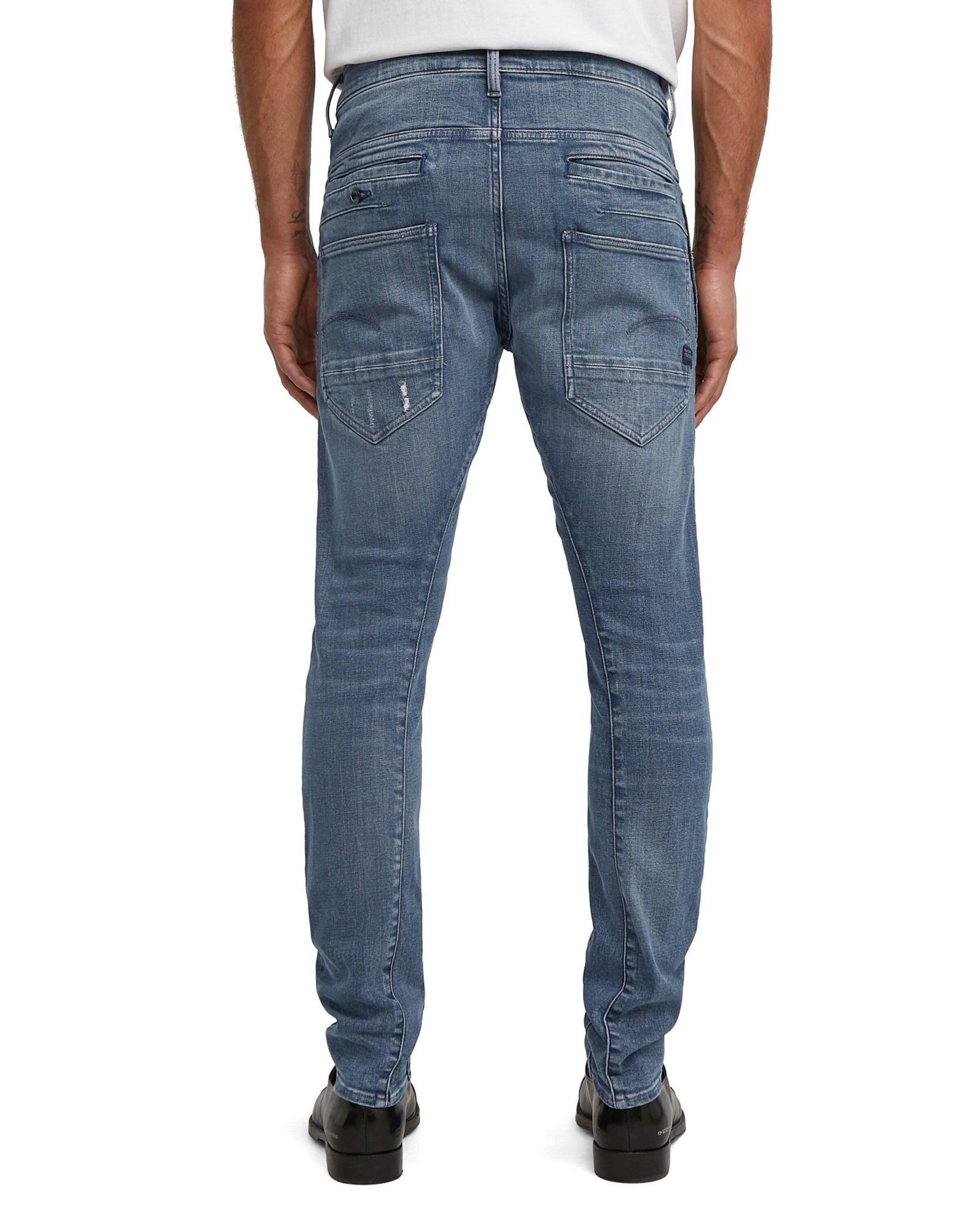 G-STAR Slimfit Jeans 'D-Staq' in Blauw