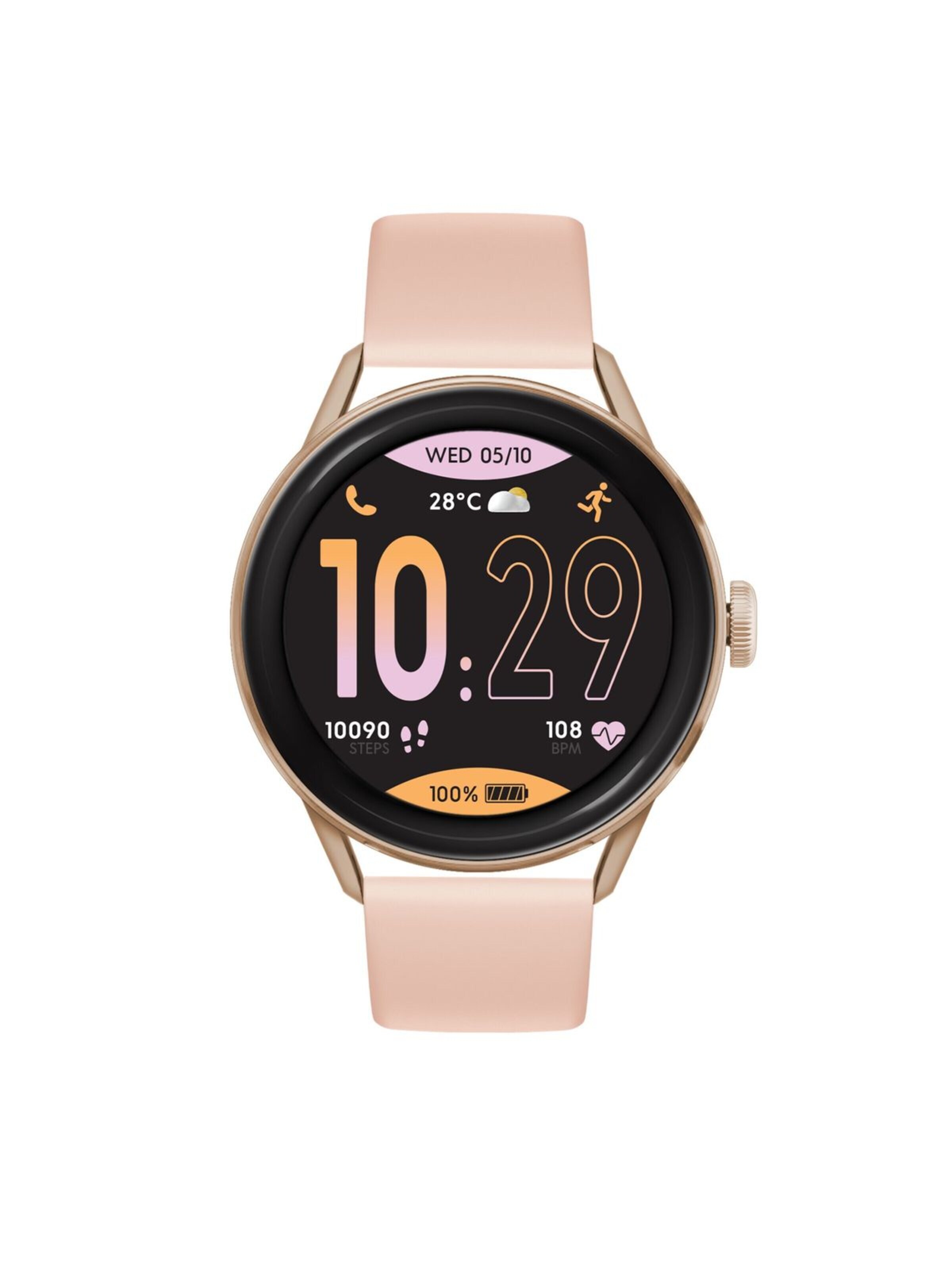 Montre digitale Ice-Watch en or : devant