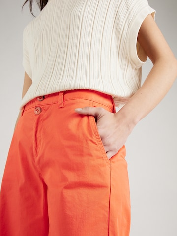 s.Oliver Štandardný strih Chino nohavice - oranžová